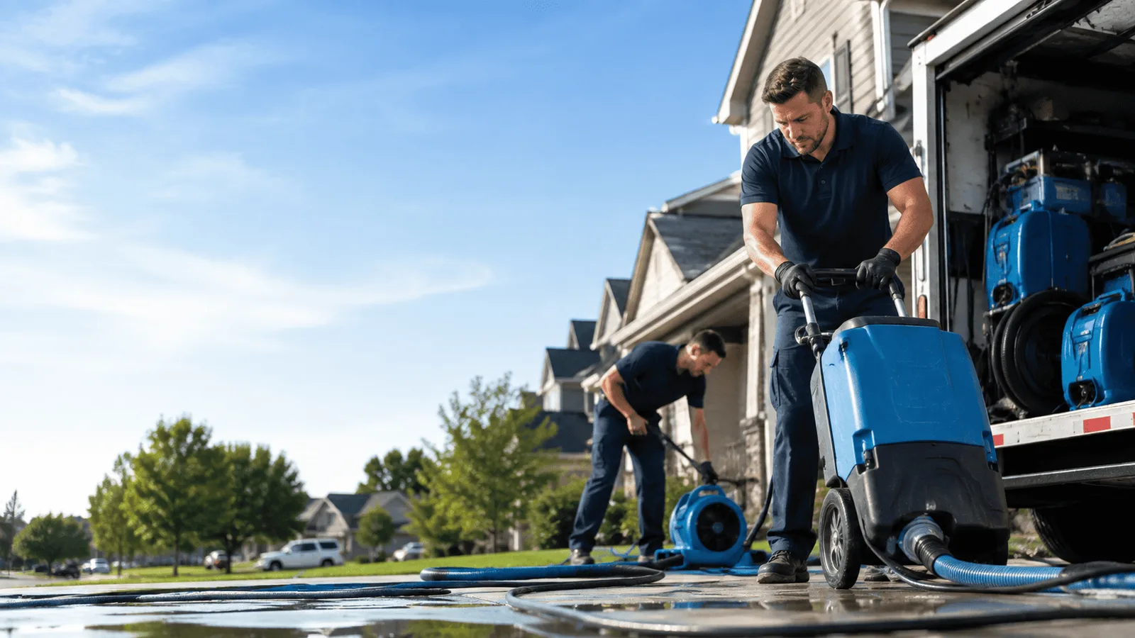 Dehumidification being performed in Sweet Water, AL